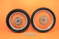 Ensemble de roues avant et arrière RM85 RM85L grand format 16/19 moyeu jante rayons centre 2002-2023