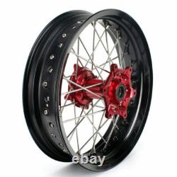 Ensemble de roues avant et arrière Supermoto 17 pour Honda CRF250R CRF450R 04-12 CR125R CR250R
