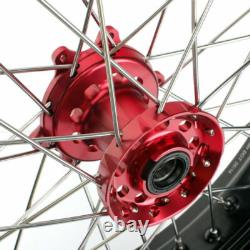 Ensemble de roues avant et arrière Supermoto 17 pour Honda CRF250R CRF450R 04-12 CR125R CR250R