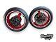 Ensemble De Roues Avant Et Arrière Rouges Et Blanches Suzuki Gsxr600 Gsxr750 2004 2005
