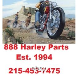 Ensemble de roues chromées à 3 rayons 21 x 3.50 avant et 16 x 5.5 arrière par Eddie Trotta Harley