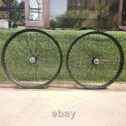 Ensemble de roues de bicyclette lourdes de 26 pouces, jeu de roues 12G à 48 rayons, jantes de vélo avant et arrière