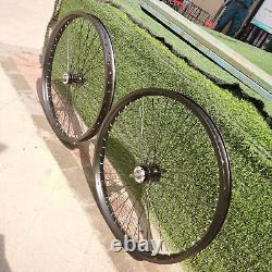 Ensemble de roues de bicyclette lourdes de 26 pouces, jeu de roues 12G à 48 rayons, jantes de vélo avant et arrière