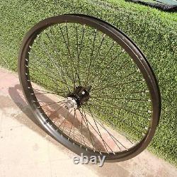 Ensemble de roues de bicyclette lourdes de 26 pouces, jeu de roues 12G à 48 rayons, jantes de vélo avant et arrière