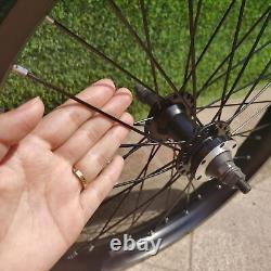 Ensemble de roues de bicyclette lourdes de 26 pouces, jeu de roues 12G à 48 rayons, jantes de vélo avant et arrière
