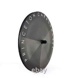 Ensemble de roues de vélo de contre-la-montre tout carbone 700C largeur 28mm, compatible tubeless et tubulaire, frein à disque/jante.