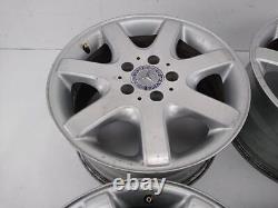 Ensemble de roues jantes Mercedes SLK230 décalées 7 rayons avant 16x7 arrière 16x8 97-04