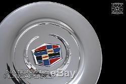 Fits 2015-2017 Cadillac Escalade 22 Centre De Roue Chrome Cache-moyeux Rim Lug Covers