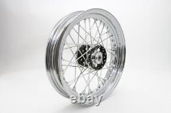Harley Davidson Knucklehead Panhead Roue à rayons avant ou arrière de 16 x 3.00