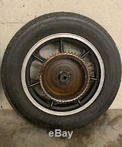Harley Ironhead Xlh Xlch Avant Et Arrière 7 Spoke Roues En Alliage