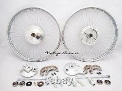 Honda C110 Ca110 C111 C115 Kit de moyeu de frein de jante de roue avant-arrière F6c+r4c