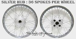 Honda Cb125s Cl125s Cl100 Cl100s Jante de roue avant18-arrière17 + moyeu + rayon F9s+r8s