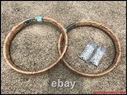 Honda Dream 250 305 C77 CA77 C72 CA72 JANTE AVANT & ARRIÈRE 2PCS & RAYONS 72PCS