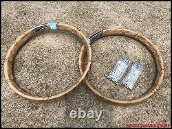 Honda Dream 250 305 C77 CA77 C72 CA72 Jante de roue AVANT & ARRIÈRE 2PCS & RAYON 72PCS