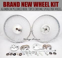 Honda Passport C70 1980-1983 Kit de moyeu de frein de jante de roue avant-arrière de rayon