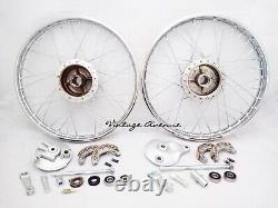 Honda Passport C70 1980-1983 Kit de rayons de moyeu de frein de jante de roue avant-arrière F6S+R4.1S