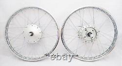 Honda Passport C70 1980-1983 Kit de rayons de moyeu de frein de jante de roue avant-arrière F6S+R4.1S