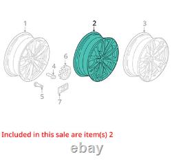 Jante OE X3 2018-2020 19x7-1/2 Avant ou Arrière 5 Rayons V Rayons Large BMW