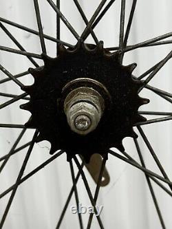 Jante / Roue arrière et avant de BMX à 36 rayons, modèle vintage robuste de 1980