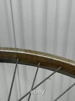 Jante / Roue arrière et avant de BMX à 36 rayons, modèle vintage robuste de 1980