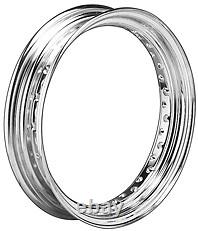 Jante de roue à centre tombé 16x3.00 chromée 40 rayons pour Harley Big Twin 1981-96 43085-81