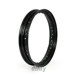 Jante de roue à rayons 2.5x18 noire 40 trous avec valve centrale pour Harley-Davidson