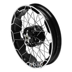 Jante de roue à rayons de 21'' avant et 18'' arrière compatible avec Harley Touring ABS 2022-2025 2024