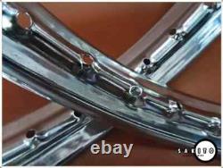 Jante de roue adaptée avant et arrière taille 17x1.40 et 17x1.20 36 trous de rayons sa3362