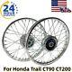 Jante De Roue Et Moyeu Et Rayons Avant Arrière Pour Honda Ct90 Trail Ct 90 K0-k5 Ct200 Trail
