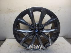 Jante en alliage 19x7-1/2 avant ou arrière 5 branches V compatible avec BMW X3 2018-2020 1675324
