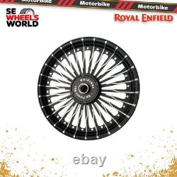 Jante en alliage Royal Enfield Classic 350 de 18 et 19 pouces avant et arrière, 26 rayons