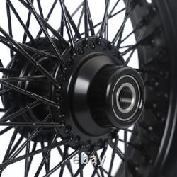 Jantes de 16x3.5 avec 72 rayons avant et arrière pour Harley Softail Heritage Deluxe Fatboy