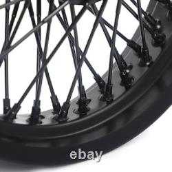 Jantes de 16x3.5 avec 72 rayons avant et arrière pour Harley Softail Heritage Deluxe Fatboy