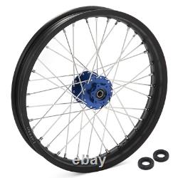 Jantes de roues avant et arrière à rayons 21/19 avec moyeux bleus pour Beta Explorer et Apollo RFN