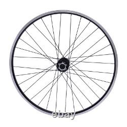 Jantes en alliage d'aluminium avec déverrouillage rapide, rayons plats noirs, roue avant et arrière, ensemble de roues MTB 29.