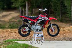 Jantes noires SM Pro et kits de rayons pour Honda CRF110 avant et arrière BBR Excel CRF