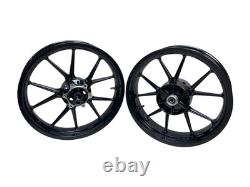 Jantes noires avant et arrière pour KTM Duke 390 2017-2019, remplacement OEM