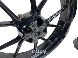 Jantes noires avant et arrière pour KTM Duke 390 2017-2019, remplacement OEM