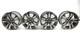 Jeu De 4 Jantes Avant Et Arri&egrave;re &agrave; 10 Branches 17x7,5 Et 17x8,5 Pour Classe E Coup&eacute; Et Cabriolet W207 2010-2011