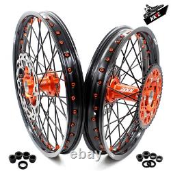 Jeu de jantes à rayons KKE 21 19 MX adapté pour KTM 125-530CC 2003-2024 EXC EXCF SX SXF