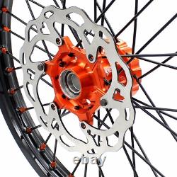 Jeu de jantes à rayons KKE 21 19 MX adapté pour KTM 125-530CC 2003-2024 EXC EXCF SX SXF