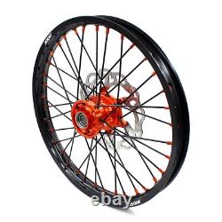 Jeu de jantes à rayons KKE 21 19 MX adapté pour KTM 125-530CC 2003-2024 EXC EXCF SX SXF