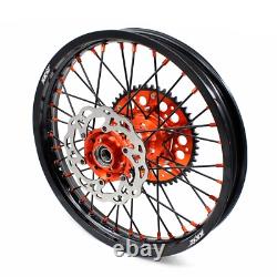 Jeu de jantes à rayons KKE 21 19 MX adapté pour KTM 125-530CC 2003-2024 EXC EXCF SX SXF