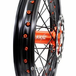 Jeu de jantes à rayons KKE 21 19 MX adapté pour KTM 125-530CC 2003-2024 EXC EXCF SX SXF