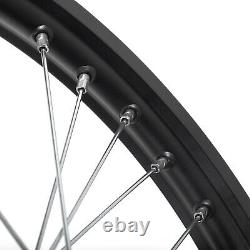 Jeu de jantes et moyeux avant et arrière à rayons 21 / 19 pour vélo électrique Talaria Sting