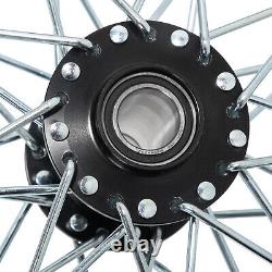 Jeu de jantes et moyeux avant et arrière à rayons 21 / 19 pour vélo électrique Talaria Sting