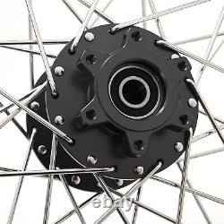 Jeu de jantes et moyeux avant et arrière à rayons 21 / 19 pour vélo électrique Talaria Sting