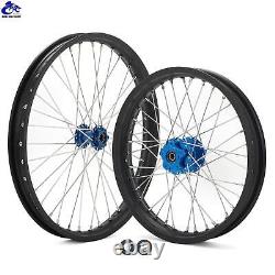 Jeu de jantes et moyeux de roues à rayons avant et arrière 21+18 pour moto électrique Talaria Sting
