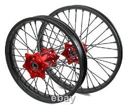 Jeu de roues CNC complet 21/19 Gas Gas MC EX EC 125 250 350 450 2021-24
