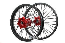 Jeu de roues CNC complet 21/19 Gas Gas MC EX EC 125 250 350 450 2021-24